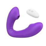Vibrador Succionador 2 en 1 con Control Remoto
